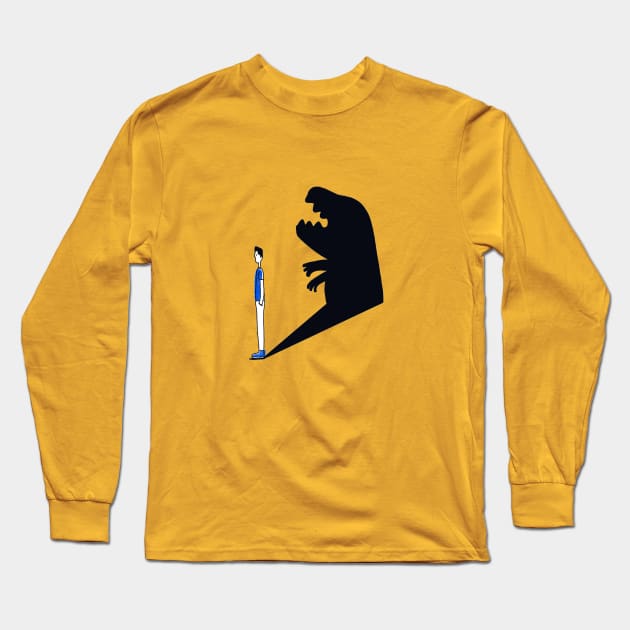 IT FOLLOWS Long Sleeve T-Shirt by Reptileando